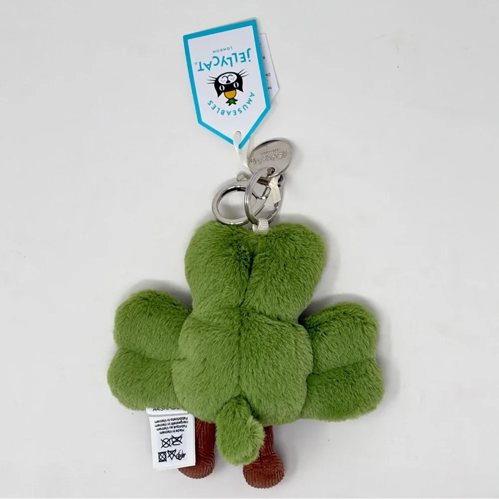Jellycat Amuseables Siofra Shamrock Bag Charm, NWT - Picture 3 of 10